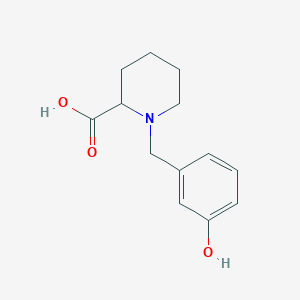 1-(3-Hydroxybenzyl)piperidine-2-carboxylic acid