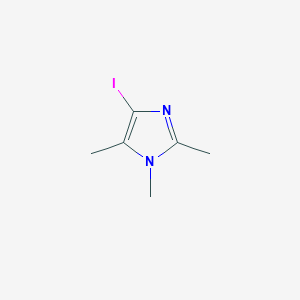 molecular formula C6H9IN2 B13698796 4-Iodo-1,2,5-trimethyl-1H-imidazole 