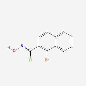 molecular formula C11H7BrClNO B13698802 1-Bromo-N-hydroxy-2-naphthimidoyl Chloride 