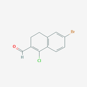 6-Bromo-1-chloro-3,4-dihydronaphthalene-2-carbaldehyde