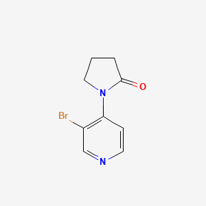 molecular formula C9H9BrN2O B13698841 1-(3-Bromo-4-pyridyl)-2-pyrrolidinone 