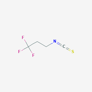 molecular formula C4H4F3NS B13698867 1,1,1-Trifluoro-3-isothiocyanatopropane 