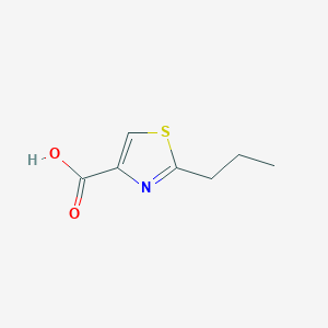 molecular formula C7H9NO2S B1369890 2-Propyl-1,3-thiazole-4-carboxylic acid CAS No. 769123-53-7