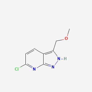 6-Chloro-3-(methoxymethyl)-1H-pyrazolo[3,4-b]pyridine