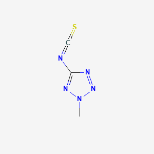 molecular formula C3H3N5S B13698941 5-Isothiocyanato-2-methyl-2H-tetrazole 