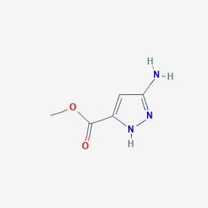 molecular formula C5H7N3O2 B1369896 5-氨基-1H-吡唑-3-甲酸甲酯 CAS No. 632365-54-9