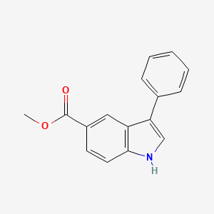 methyl 3-phenyl-1H-indole-5-carboxylate