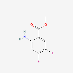 molecular formula C8H7F2NO2 B1369903 2-氨基-4,5-二氟苯甲酸甲酯 CAS No. 207346-42-7