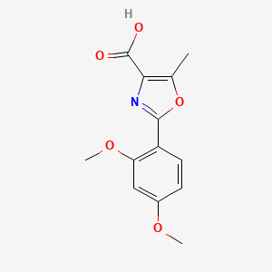 2-(2,4-Dimethoxyphenyl)-5-methyloxazole-4-carboxylic Acid