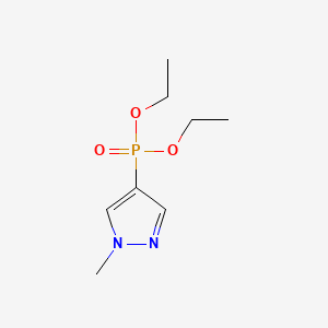 molecular formula C8H15N2O3P B13699055 Diethyl (1-Methyl-4-pyrazolyl)phosphonate 