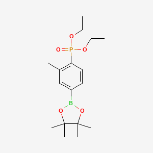 4-(Diethoxyphosphoryl)-3-methylphenylboronic Acid Pinacol Ester