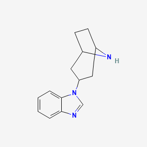 B1369906 1-(8-Azabicyclo[3.2.1]oct-3-yl)benzimidazole CAS No. 1009075-42-6