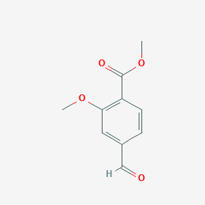 molecular formula C10H10O4 B1369907 4-甲酰基-2-甲氧基苯甲酸甲酯 CAS No. 55204-14-3