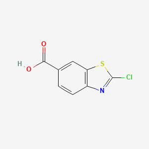 molecular formula C8H4ClNO2S B1369908 2-氯-1,3-苯并噻唑-6-羧酸 CAS No. 3855-95-6