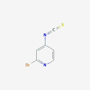 molecular formula C6H3BrN2S B13699121 2-Bromo-4-isothiocyanatopyridine 