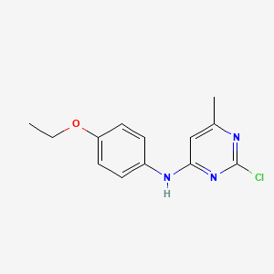 B1369913 2-chloro-N-(4-ethoxyphenyl)-6-methylpyrimidin-4-amine CAS No. 917747-71-8