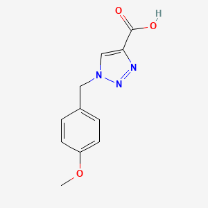 B1369915 1-(4-methoxybenzyl)-1H-1,2,3-triazole-4-carboxylic acid CAS No. 4916-13-6