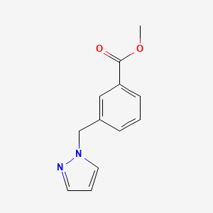 B1369924 methyl 3-(1H-pyrazol-1-ylmethyl)benzoate CAS No. 562803-63-8