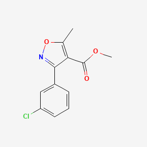 Methyl 3-(3-chlorophenyl)-5-methylisoxazole-4-carboxylate