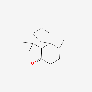 B1369926 2H-2,4a-Methanonaphthalen-8(5H)-one, 1,3,4,6,7,8a-hexahydro-1,1,5,5-tetramethyl- CAS No. 23787-90-8
