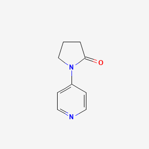 molecular formula C9H10N2O B13699310 1-(4-Pyridyl)-2-pyrrolidinone CAS No. 82132-17-0