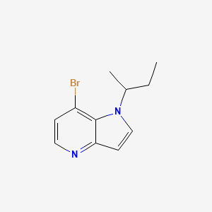 molecular formula C11H13BrN2 B13699316 7-Bromo-1-(sec-butyl)-4-azaindole 