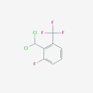 2-(Dichloromethyl)-1-fluoro-3-(trifluoromethyl)benzene