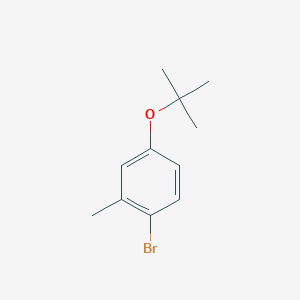 2-Bromo-5-(tert-butoxy)toluene