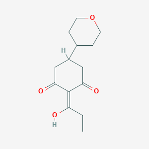 3-Hydroxy-2-propionyl-5-(tetrahydro-2H-pyran-4-yl)-2-cyclohexenone