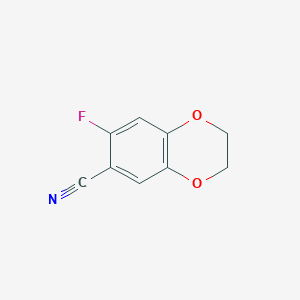 7-Fluoro-2,3-dihydrobenzo[b][1,4]dioxine-6-carbonitrile