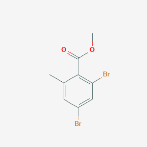 molecular formula C9H8Br2O2 B13699384 Methyl 2,4-dibromo-6-methylbenzoate 