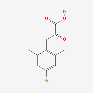 3-(4-Bromo-2,6-dimethylphenyl)-2-oxopropanoic acid