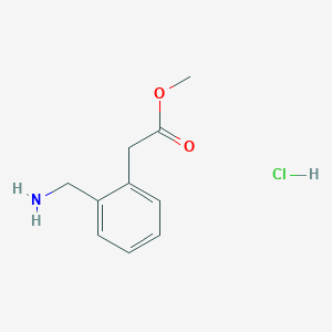 B1369941 Methyl 2-[2-(aminomethyl)phenyl]acetate hydrochloride CAS No. 208124-61-2