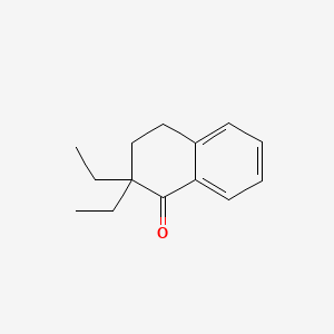 molecular formula C14H18O B13699422 2,2-Diethyl-3,4-dihydronaphthalen-1(2H)-one 