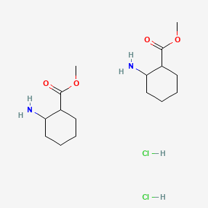 molecular formula C16H32Cl2N2O4 B13699434 Methyl trans-2-Aminocyclohexanecarboxylate Hydrochloride 