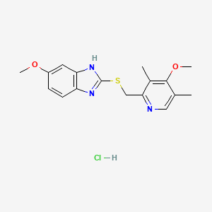 molecular formula C17H20ClN3O2S B1369948 Omeprazole Sulfide Hydrochloride 