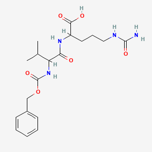 (S)-2-[(S)-2-[[(Benzyloxy)carbonyl]amino]-3-methylbutanamido]-5-ureidopentanoic Acid