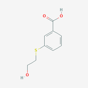 3-[(2-Hydroxyethyl)sulfanyl]benzoic acid