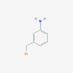 molecular formula C7H8BrN B136996 3-(Bromomethyl)aniline CAS No. 130462-63-4