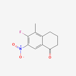 6-Fluoro-5-methyl-7-nitro-3,4-dihydronaphthalen-1(2H)-one