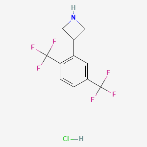 3-(2,5-Bis(trifluoromethyl)phenyl)azetidine hydrochloride