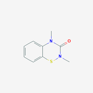 molecular formula C9H10N2OS B13699696 2,4-Dimethyl-2H-benzo[e][1,2,4]thiadiazin-3(4H)-one 