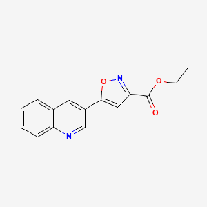 Ethyl 5-(3-Quinolyl)isoxazole-3-carboxylate