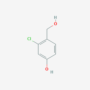 molecular formula C7H7ClO2 B1369970 3-Chloro-4-(hydroxymethyl)phenol CAS No. 171569-42-9