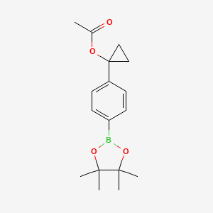 4-(1-Acetoxycyclopropyl)phenylboronic acid pinacol ester