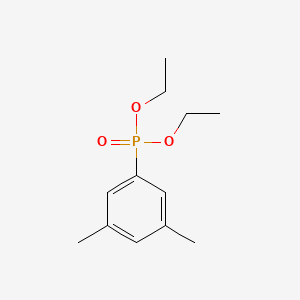 molecular formula C12H19O3P B13699749 Diethyl (3,5-dimethylphenyl)phosphonate 