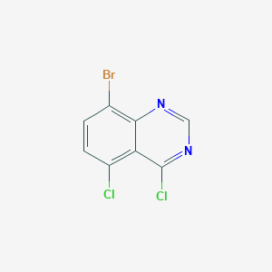 molecular formula C8H3BrCl2N2 B13699760 8-Bromo-4,5-dichloroquinazoline 