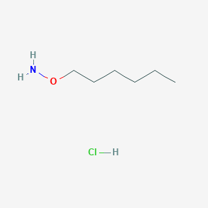 molecular formula C6H16ClNO B13699766 O-Hexylhydroxylamine Hydrochloride 