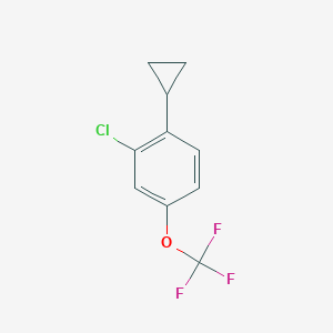 2-Chloro-1-cyclopropyl-4-(trifluoromethoxy)benzene