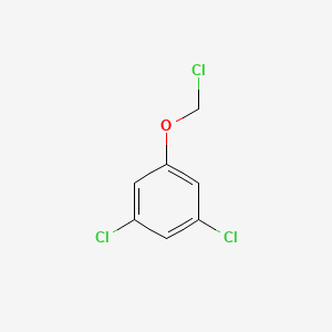 molecular formula C7H5Cl3O B13699784 1,3-Dichloro-5-(chloromethoxy)benzene 